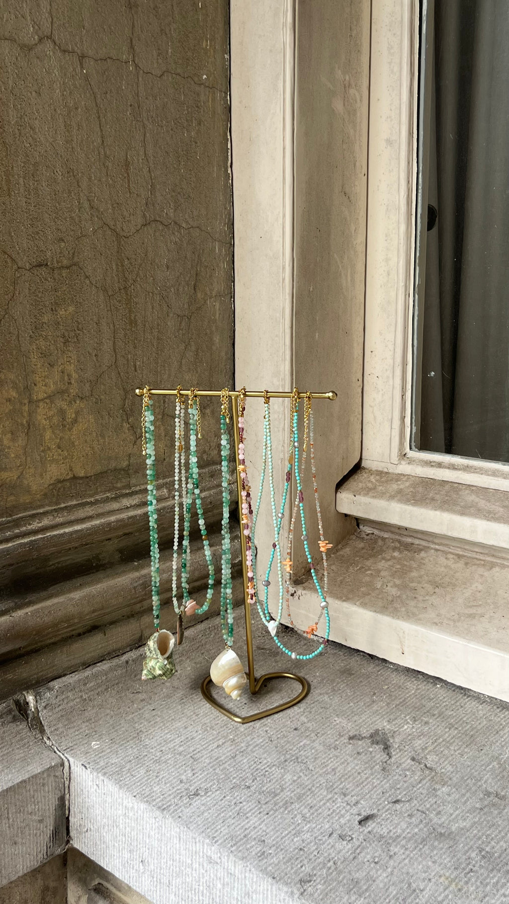 Capiz shell necklace