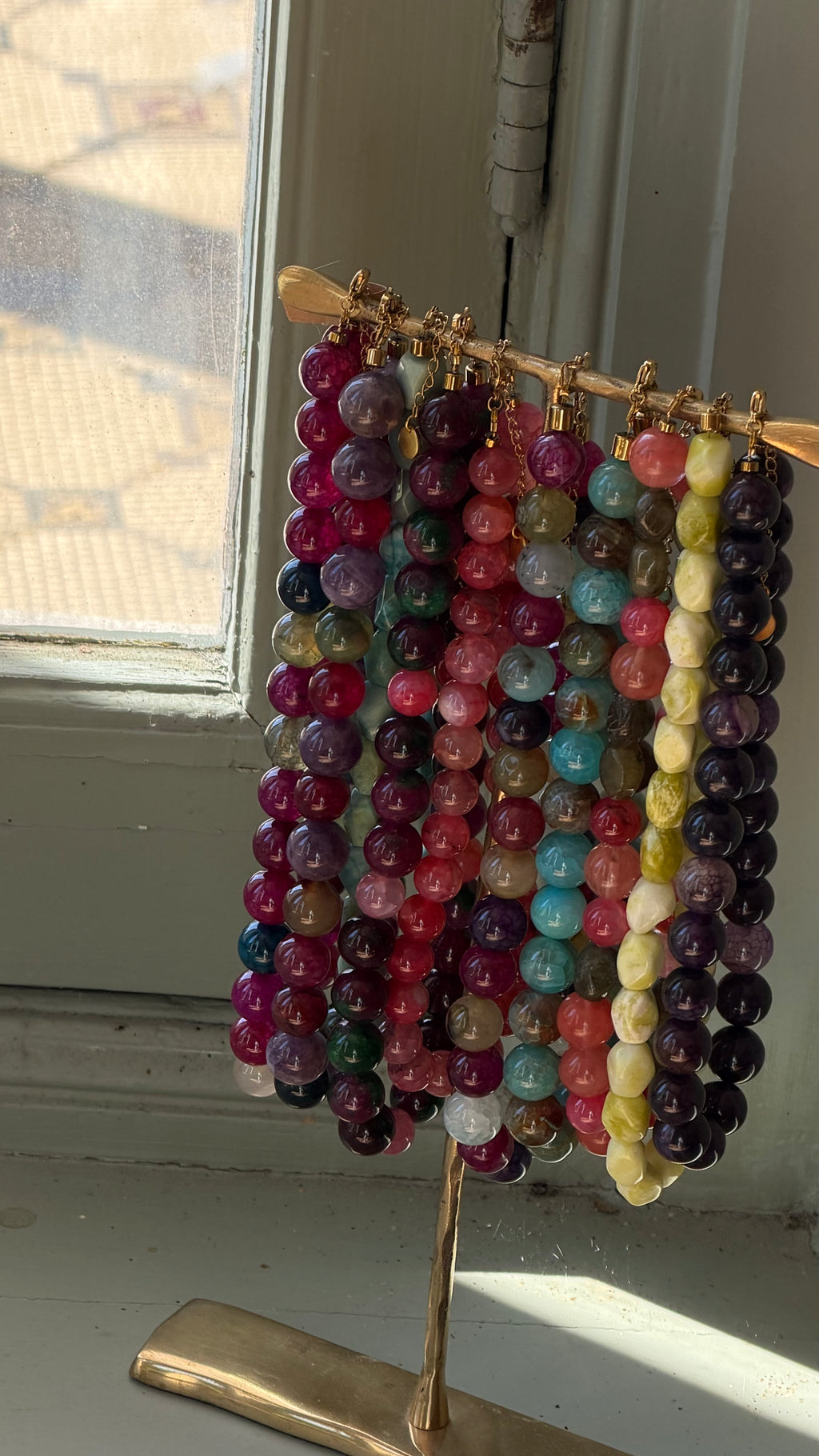 Island bloom necklace light pink