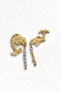 Duel fish earrings
