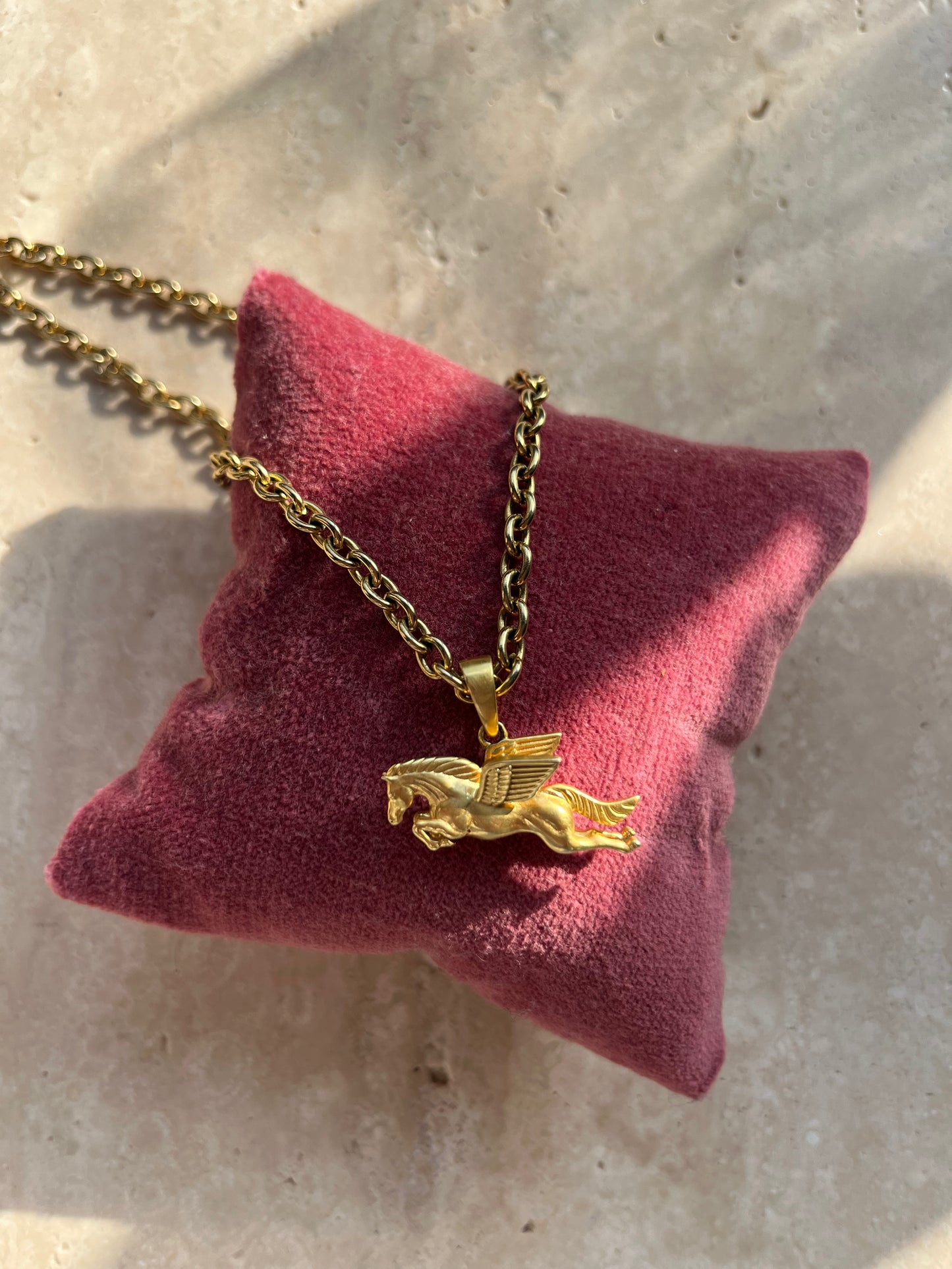 Pegasus one-piece earring