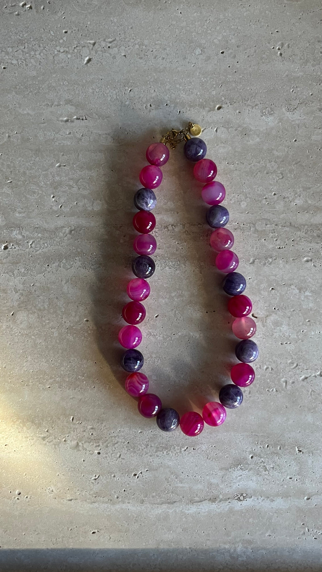 Island bloom necklace sweet pink