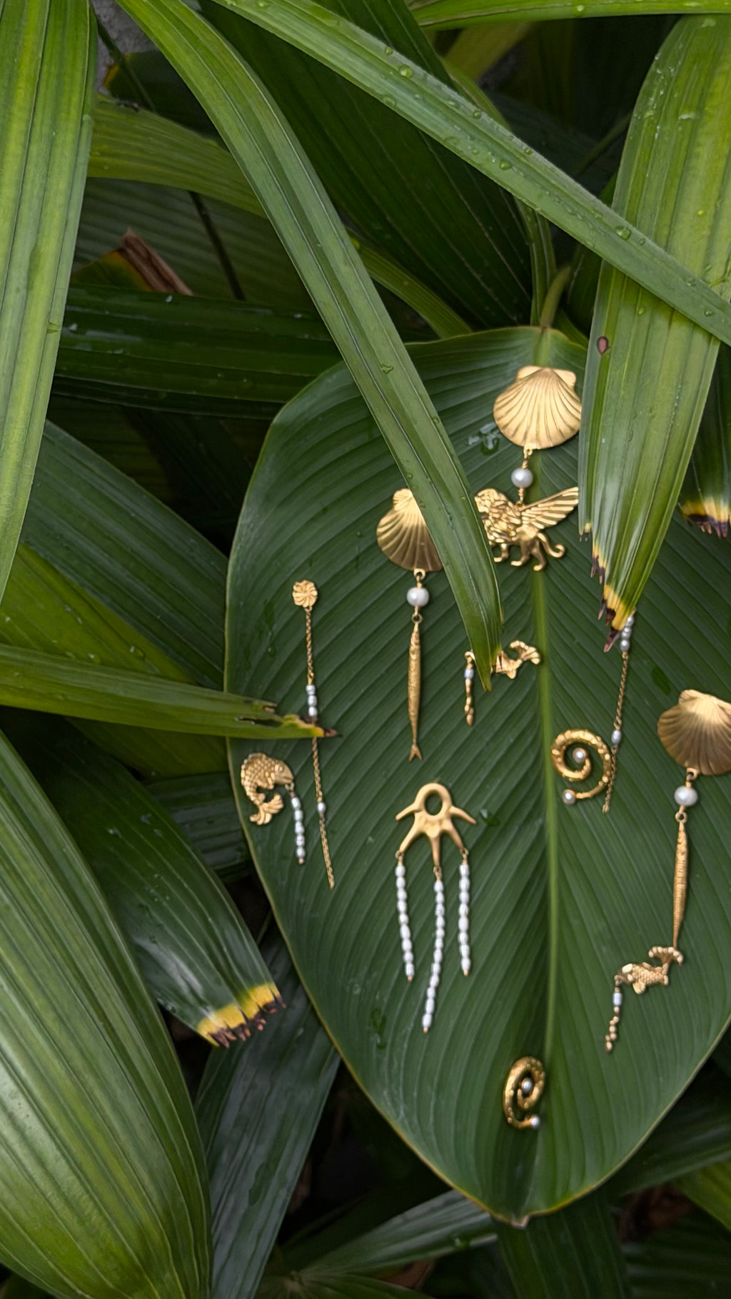 Duel fish earrings