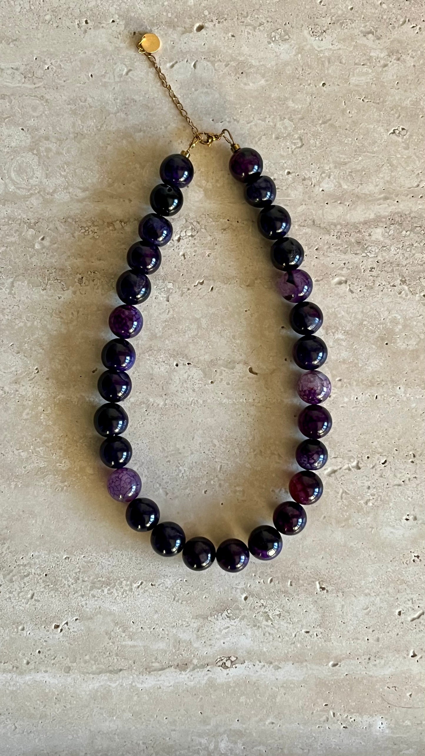 Island bloom necklace blue