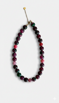 Island bloom necklace pink-green