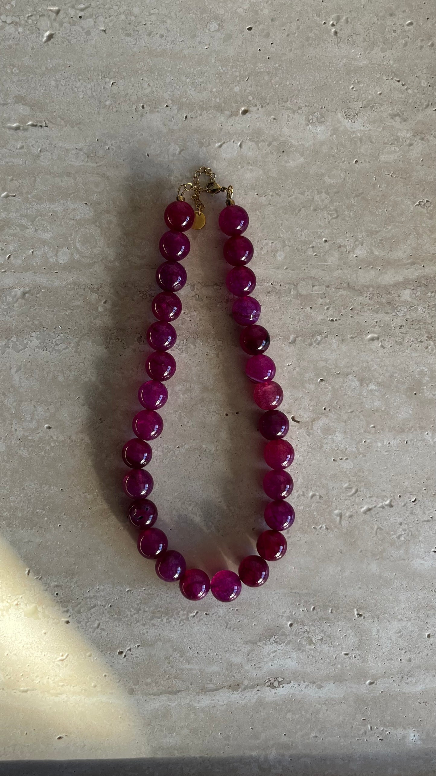 Island bloom necklace blue