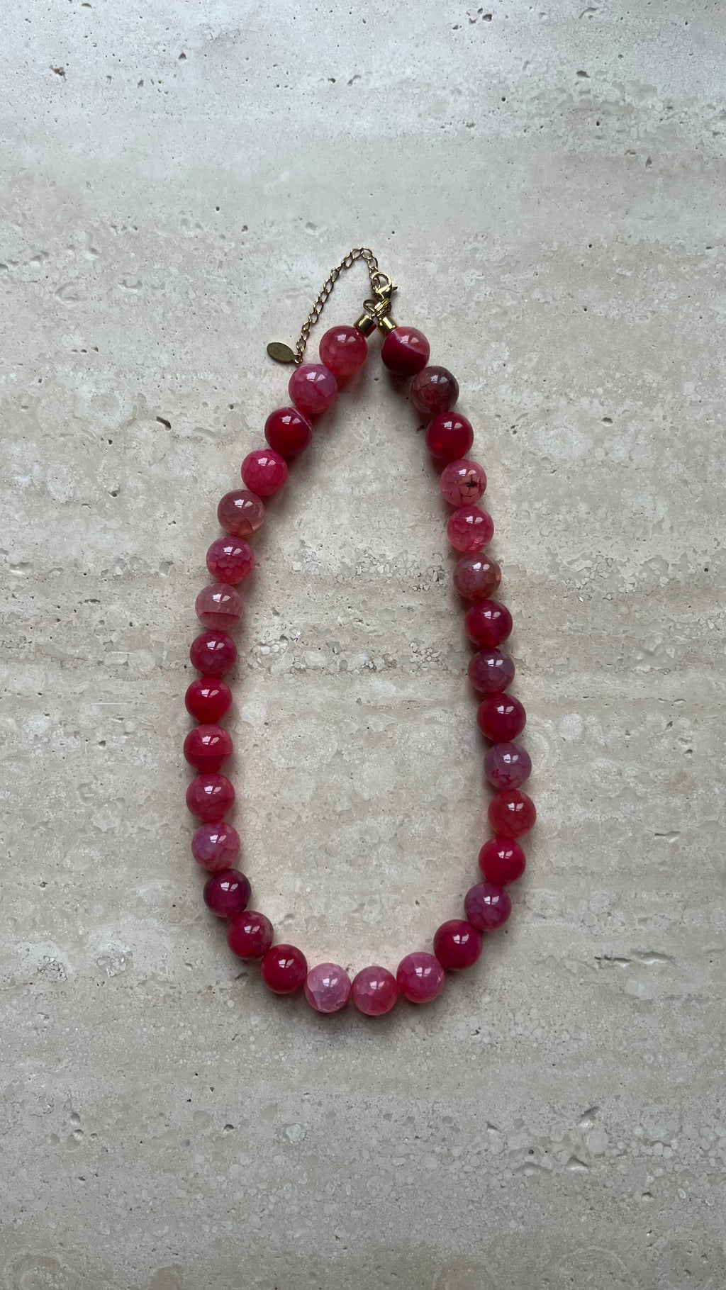 Island bloom necklace light pink