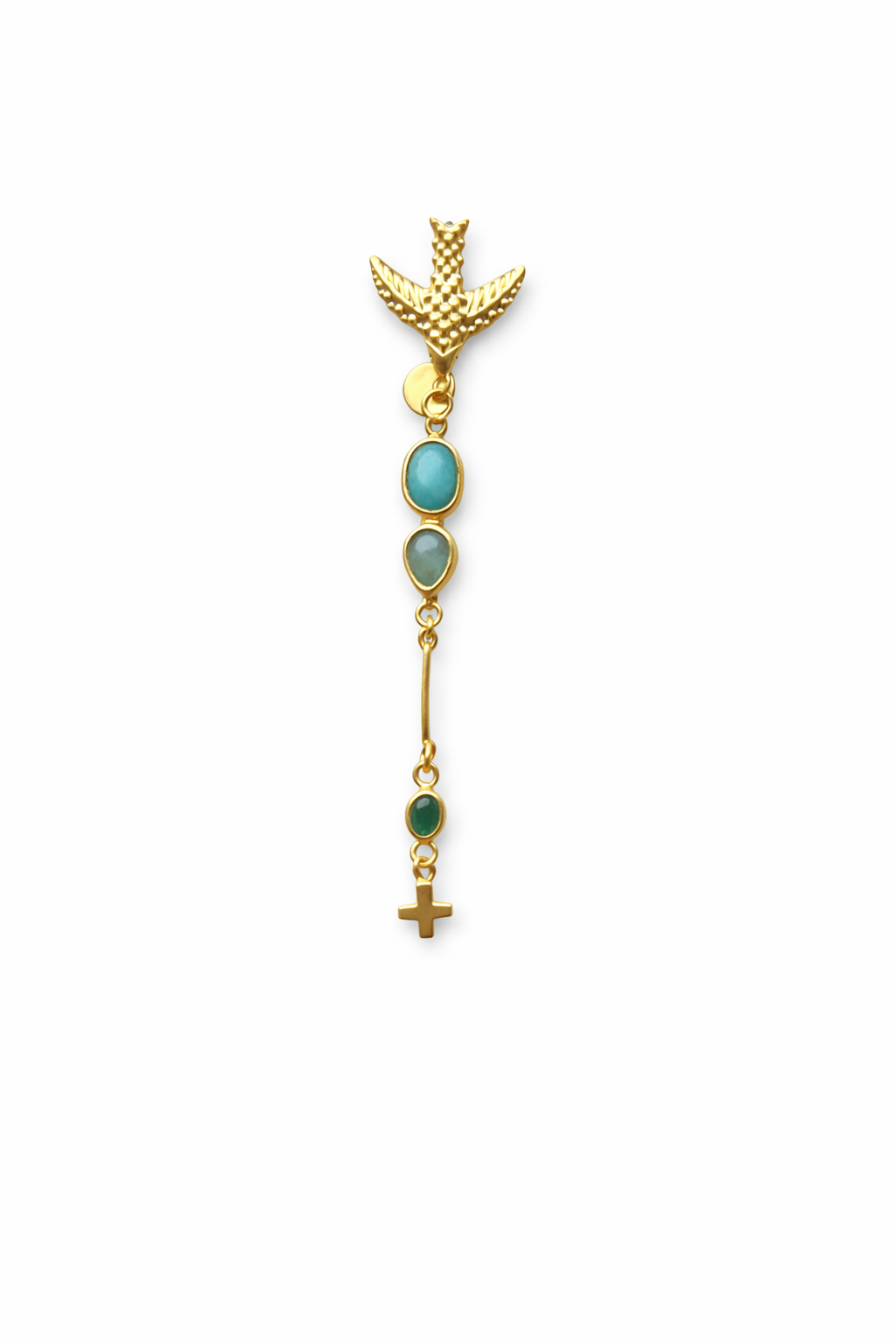 One-piece Falk Cross Earring