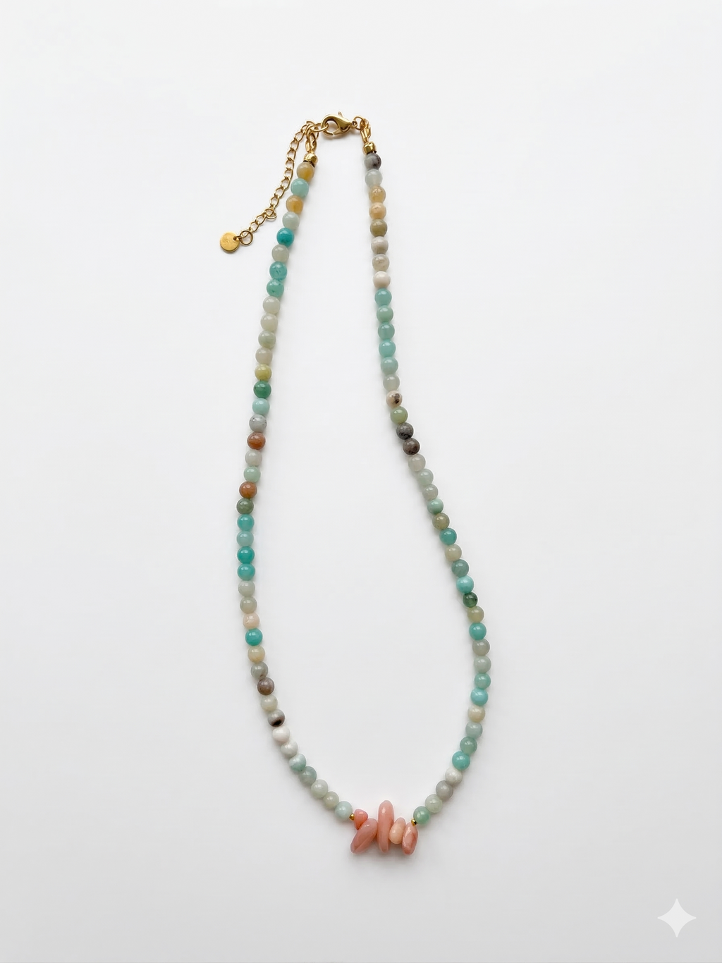 necklace multi color stones
