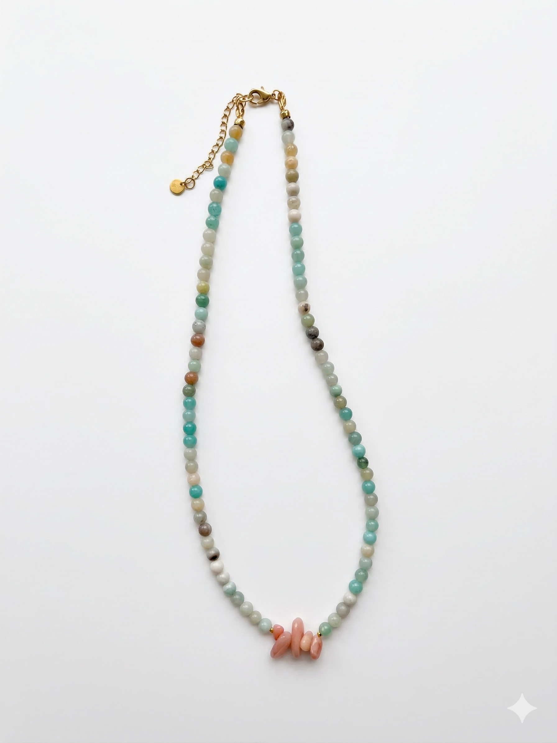 necklace multi color stones