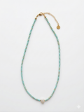 necklace turquoise with pearl