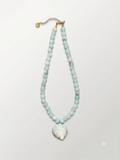 Island bloom necklace shell