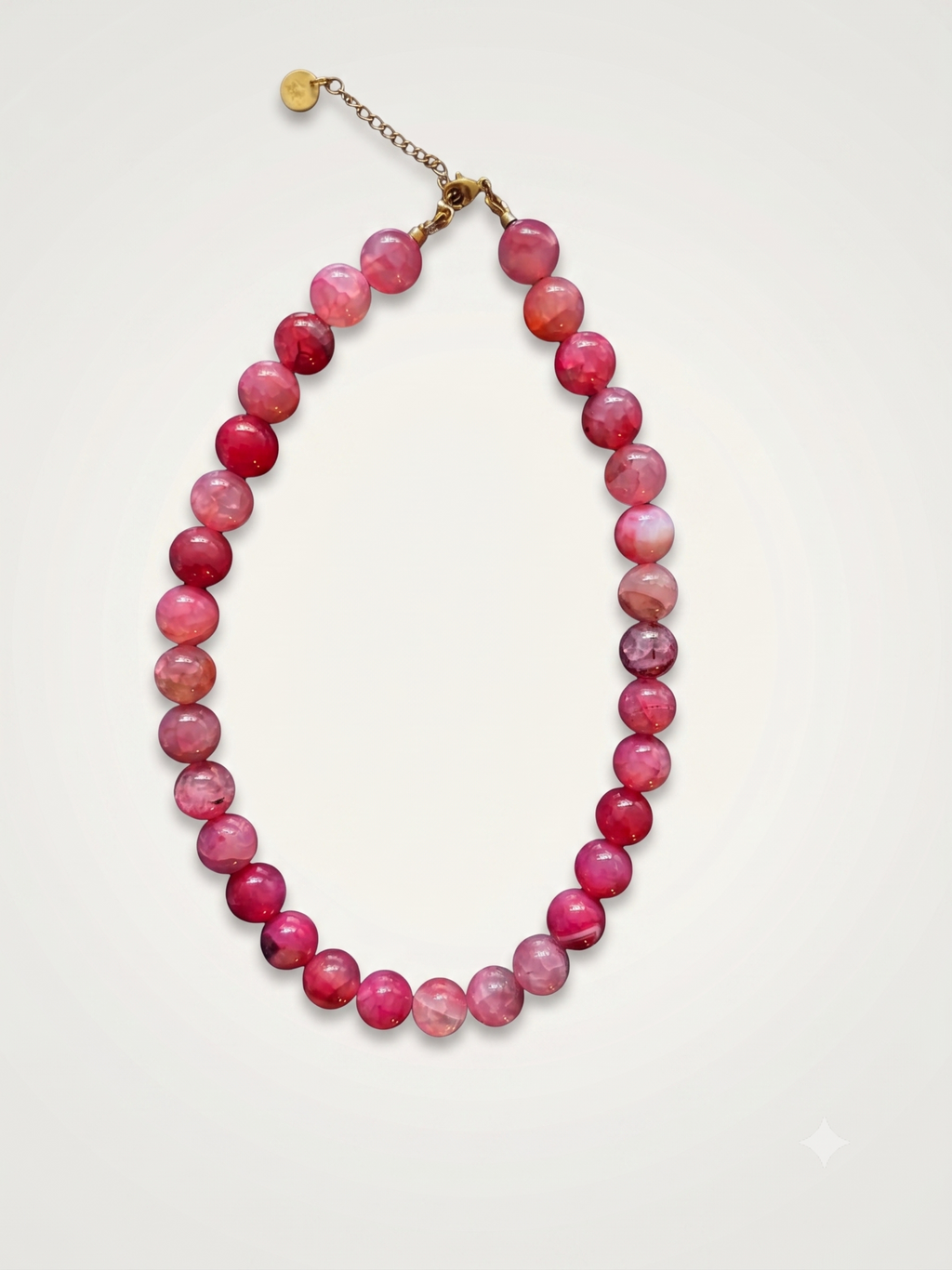 Island bloom necklace light pink